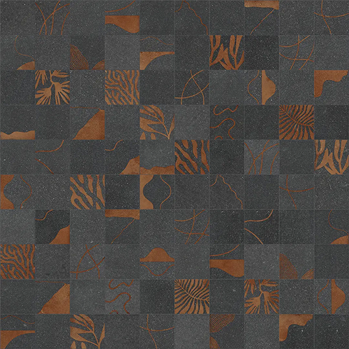 navara72860a LAVICA DECORO VULCANO ANTHRACITE 20х20 NAT R9 (JMJ7) (плитка для підлоги і стін)
