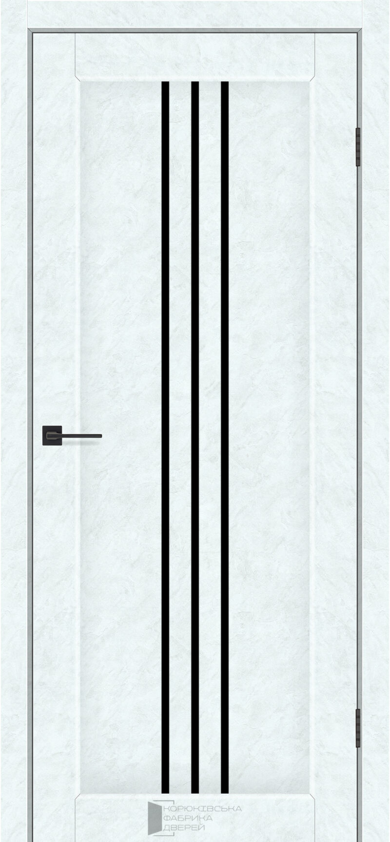 KDF Petra_Бетон Білий_black KDF Petra_Бетон Білий_black