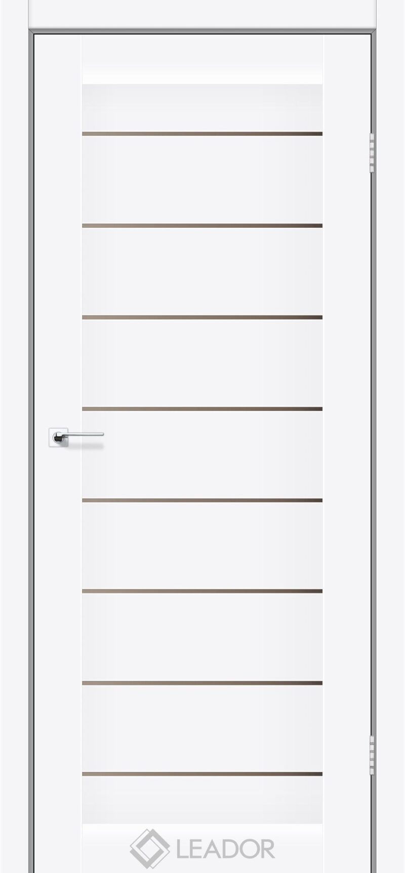 LEADOR NEAPOL_WHITE_MAT_BRONZE_SATINE_ZN LEADOR NEAPOL_WHITE_MAT_BRONZE_SATINE_ZN
