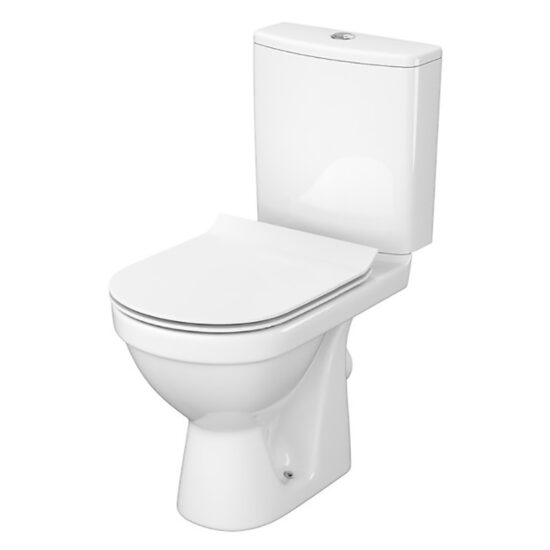 Компакт 781 ZIP SIMPLE ON 011 3/5 З ДЮРОПЛАСТОВИМ СидінняМ SLIM З ПЛАВНИМ ЗАКРИВАННЯМ І ФУНКЦІЄЮ ПРО Cersanit