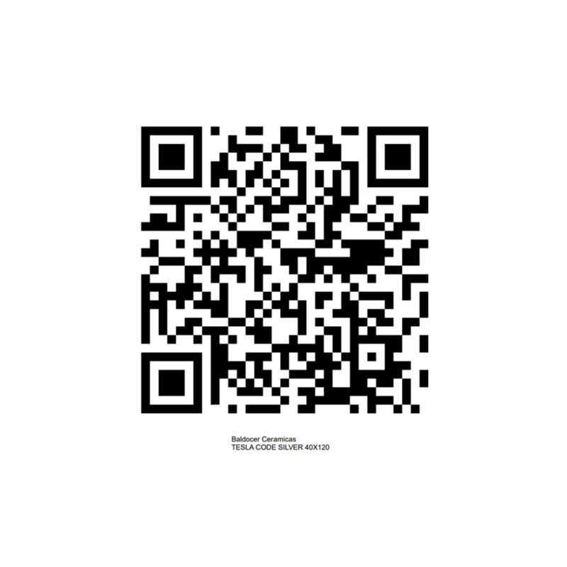 Плитка Baldocer Tesla Code Silver Rect 40x120 см — фото 4