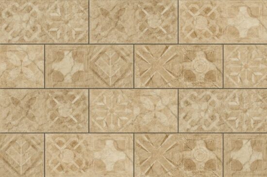 1871342-85efa.jpg Плитка фасадна Torstone Beige Decor 148x300x9 Cerrad