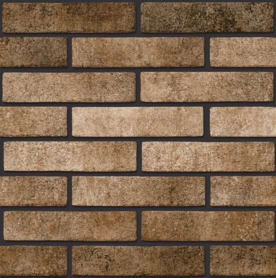 BrickStyle Seven Tones помаранчевий 250*60*6 стіна GoldenTile 34Р010