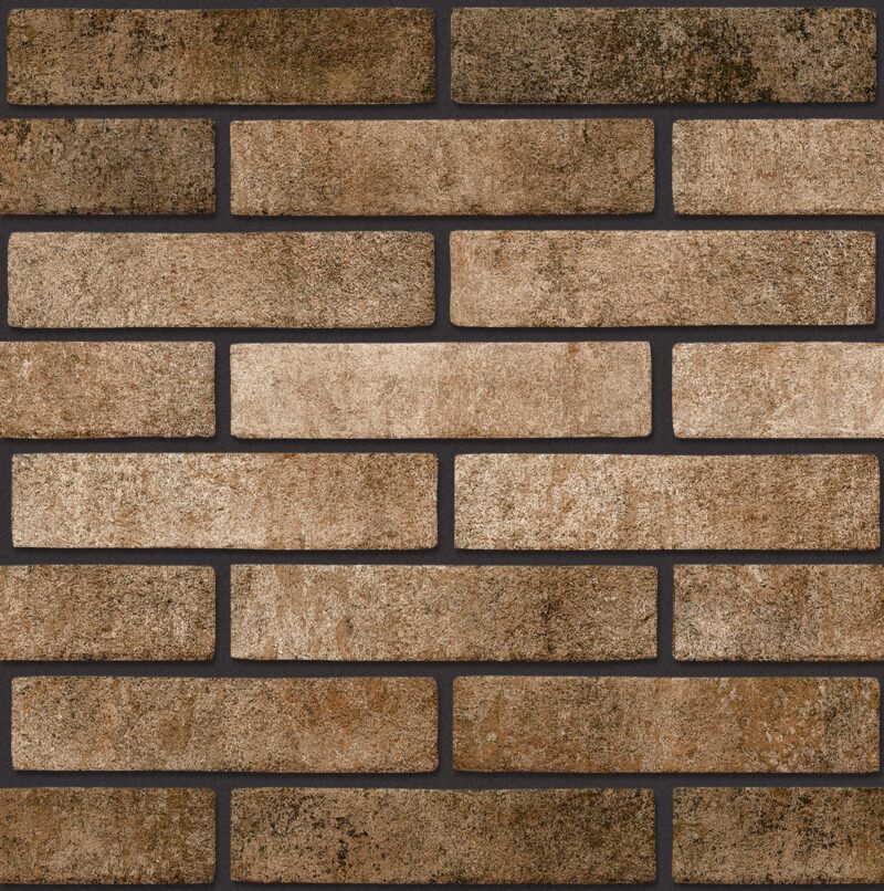 BrickStyle Seven Tones помаранчевий 250*60*6 стіна GoldenTile 34Р010