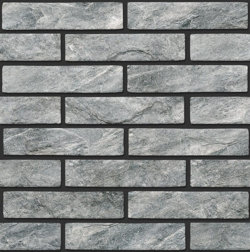 BrickStyle London Антрацитовий 250*60*6 стіна GoldenTile 30У010