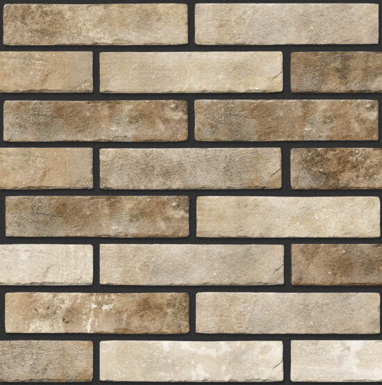 BrickStyle Klinker Brick бежевий 250*60*6 стіна GoldenTile KB1010