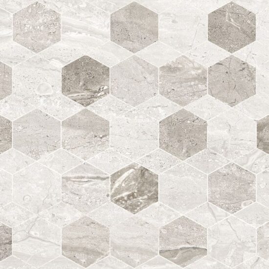 lvpro-000040170 Marmo Milano Hexagon світло-сірий 300*600 стіна GoldenTile 8МG151