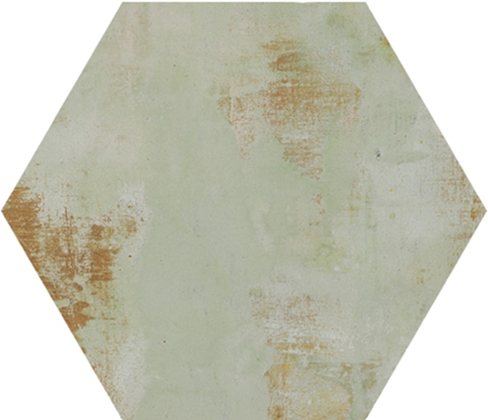 G-7230 MOOD GREEN NATURAL HEXAGON 11MM 25x29 (плитка для підлоги і стін)