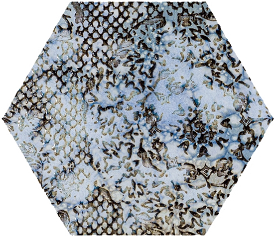 G-7254 INEDITA BLUE NAT HEXAGON 11MM 25x29 (плитка для підлоги і стін)