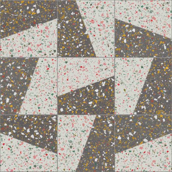 TERRAZZO STAMP NATURAL 60x60 (59.2x59.2) (плитка для підлоги і стін)