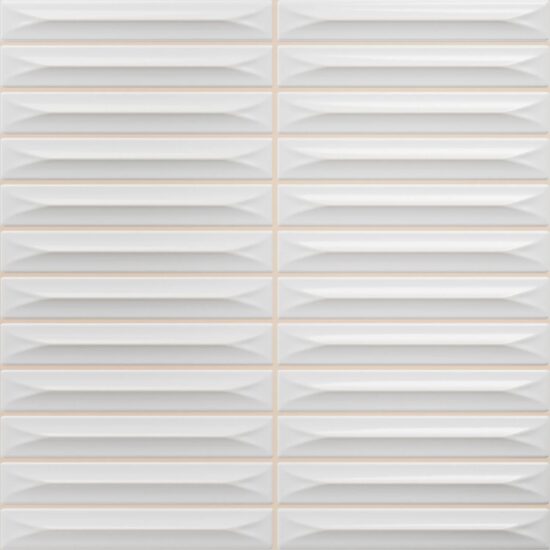 ARROW WHITE BRILLO 20x20 см (1,5x10) декор (плитка настінна)