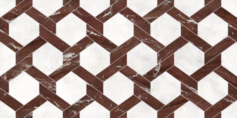 G-7230 MARBLE CARDINALE ROSSO DECOR 49,75x99,55 декор (плитка для підлоги і стін)