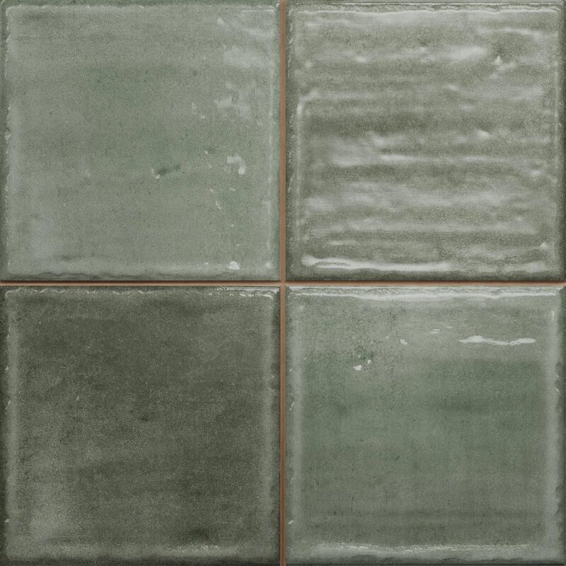ZOE NOA PEWTER GREEN GL 20x20 см (10x10) (плитка настінна)