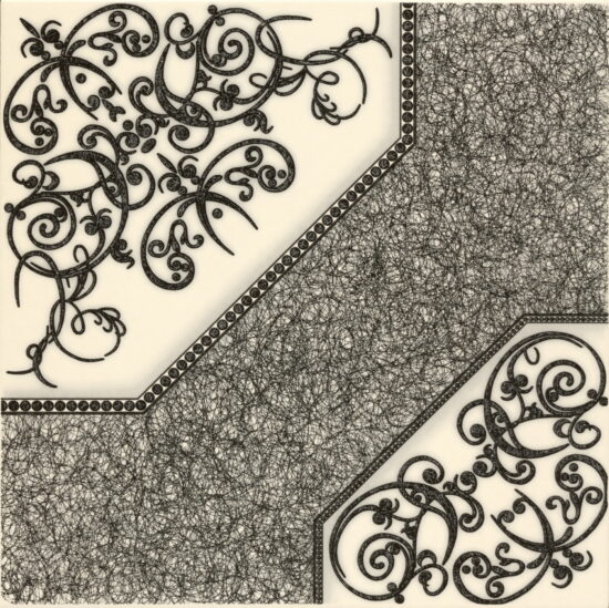 Плитка підлогова Beryoza Ceramica POLONESE WHITE 418×418×8 мм